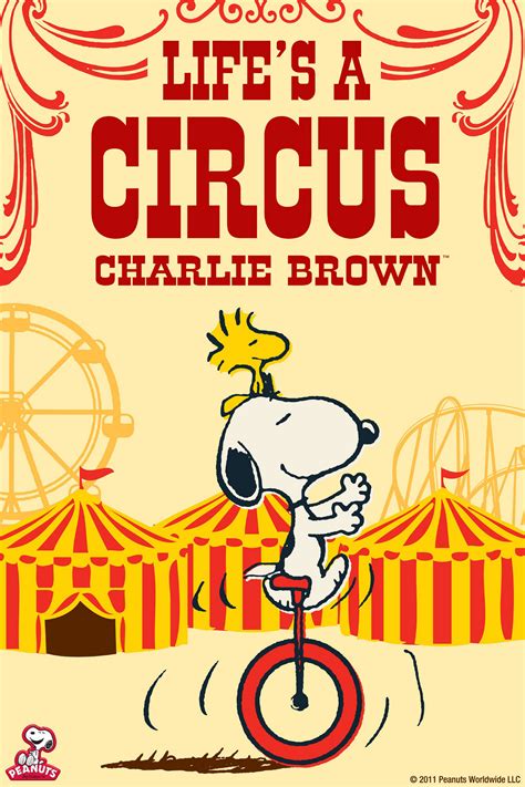 life is a circus charlie brown.